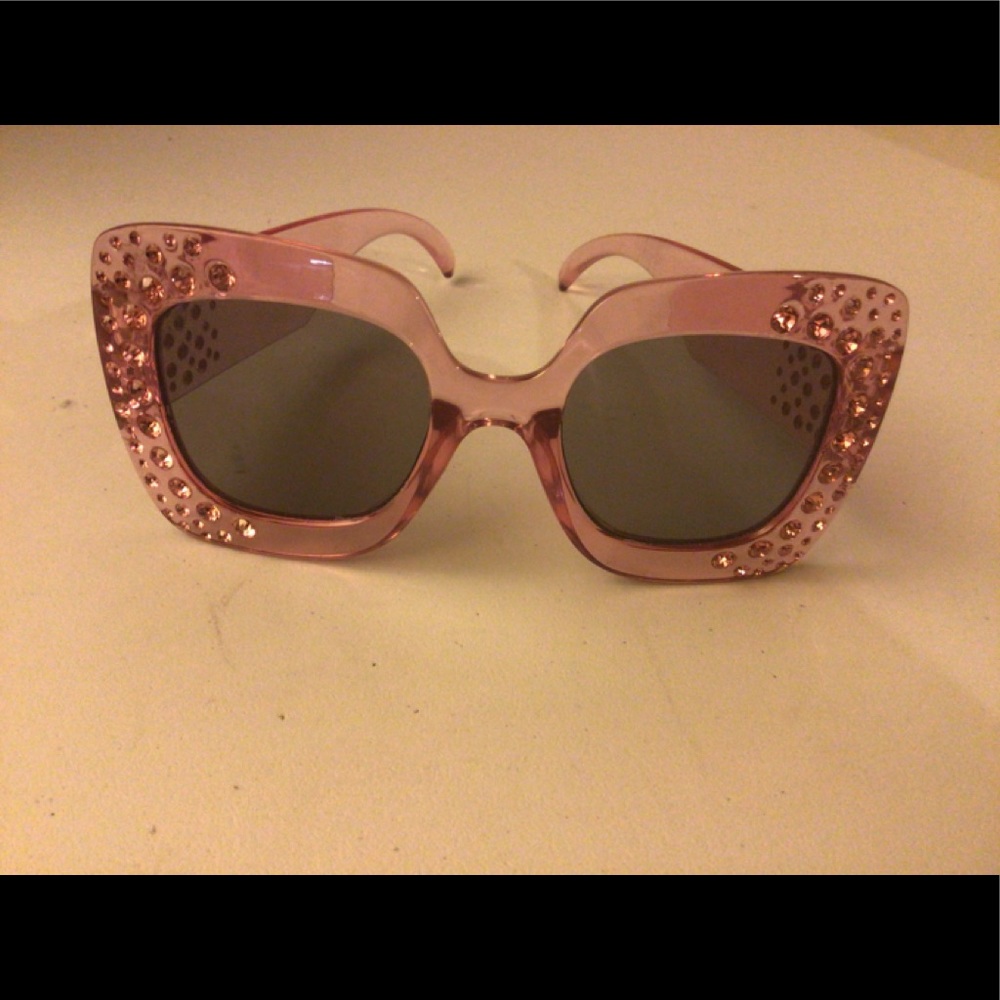 ASOS square shape sunglasses with bling
